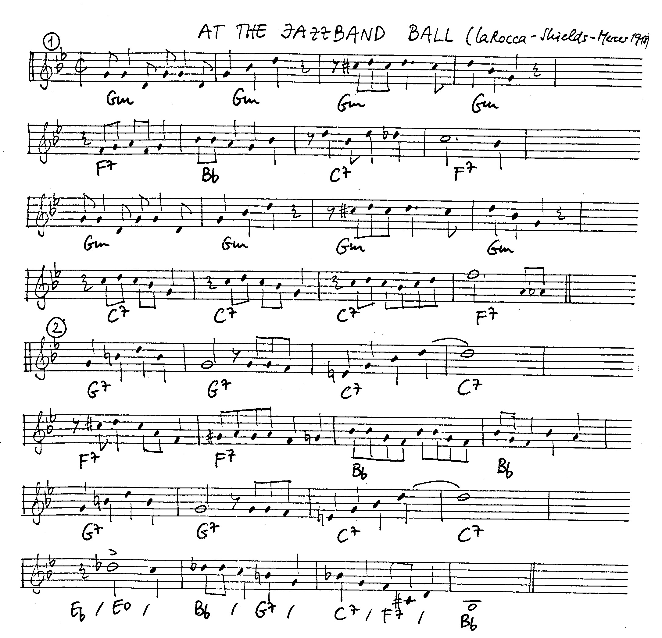 at the jazz band ball leadsheet – book us for your next 20s or gatsby event